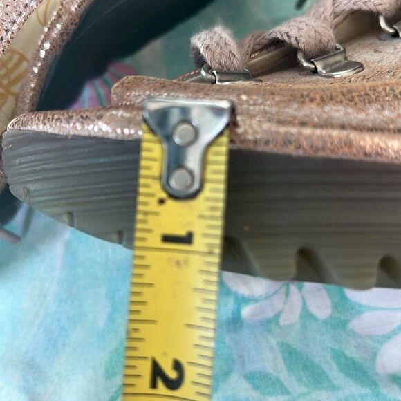 Fly London Yfla Luna Metallic Wedges - 38 - 7/7.5 - Picture 11 of 14